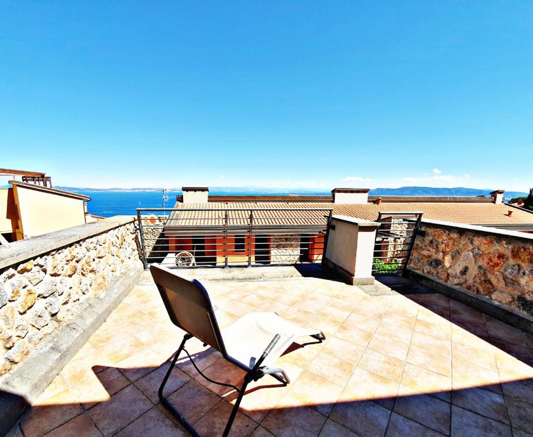 Villa La Terrazza Порто Санто Стефано Екстериор снимка